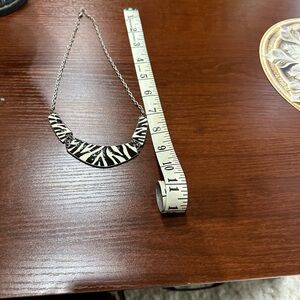 Zebra Print Necklace
